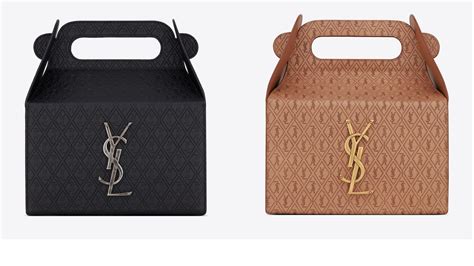 ysl shoe box|ysl take away box bag.